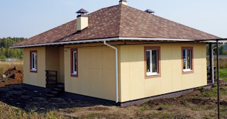 Одноэтажный дом из панелей под ключ в белебее - Строй-Блб от 133432 рублей